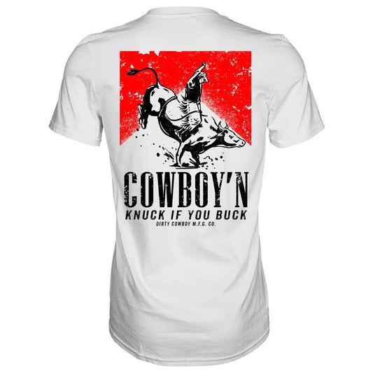 COWBOY'N KNUCK IF YOU BUCK MEN'S MARLBORO T-SHIRT
