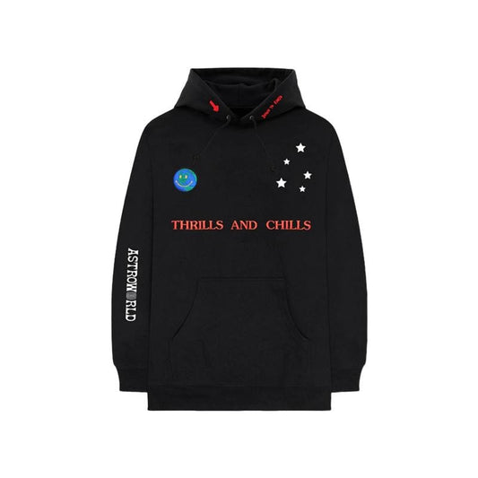 Cactus Jack Astroworld World Peace Hoodie Black (83665-107) Men's Size L-XXL Menswear Stylish