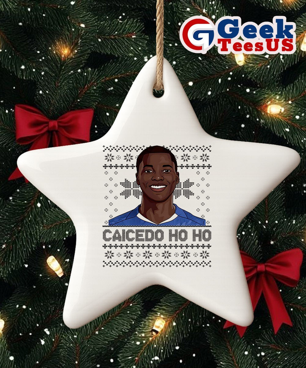 Caicedo Ho Ho Moises Caicedo ugly Christmas Ornament
