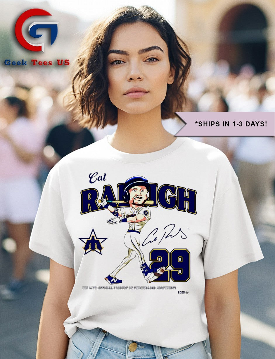 Cal Raleigh Seattle Mariners baseball Our MVP Sunday Cream signature shirt