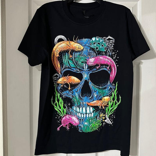 Calavera Axoloth t-shirt Casual Cotton