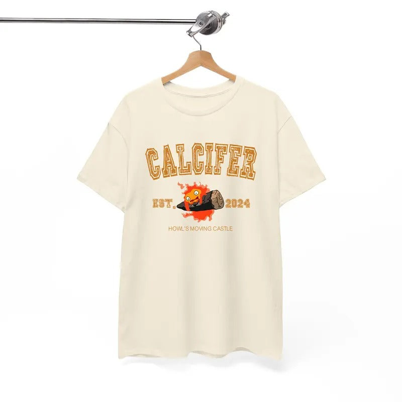 Calcifer Est 2004 Tshirt, Howls Moving Castle Shirt, Calcifer Shirt, Sophie and Howl Shirt, Studio Ghibli, Hayao Miyazaki, Anime