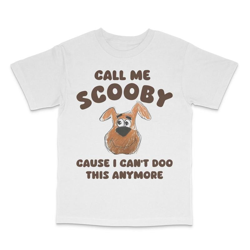 Call Me Scooby Custom Printed T-shirt Hoodie, Sweatshirt | DripVista.com