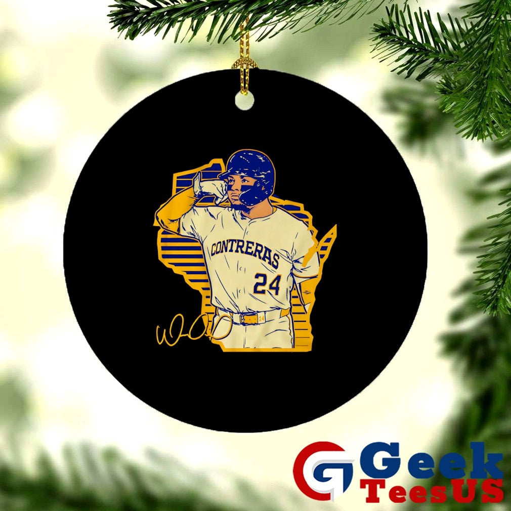Call the ‘Pen William Contreras Milwaukee Brewers baseball State Map signature shirt