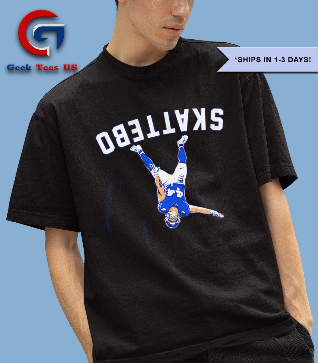 Cam Skattebo New York Giants football TD Flip shirt