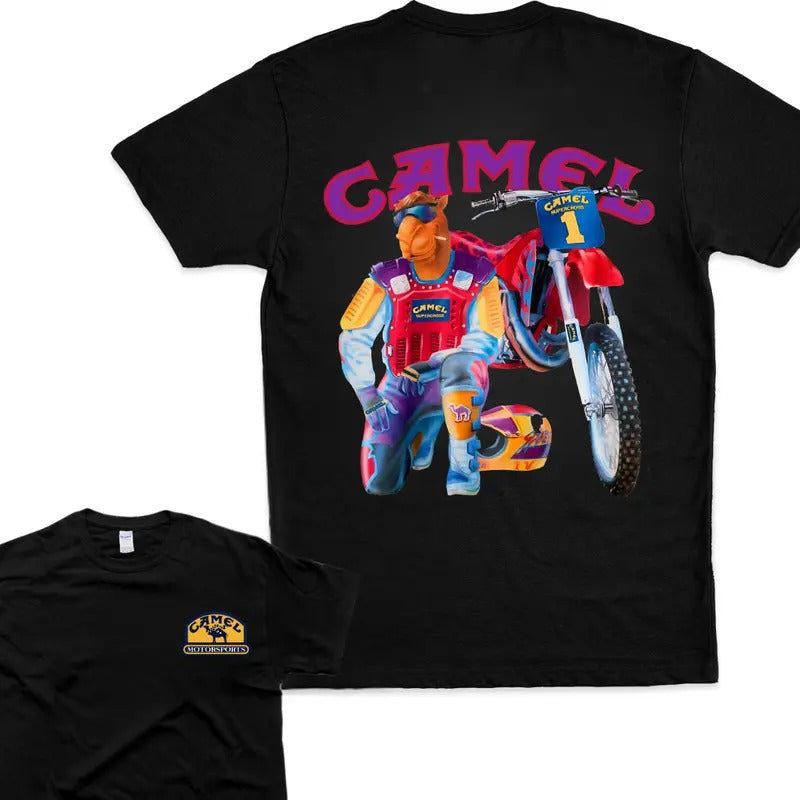 Camel Motorsports T-Shirt - Celebrate the Thrill Womenswear,Men Casual Hoodie, Sweatshirt | DripVista.com