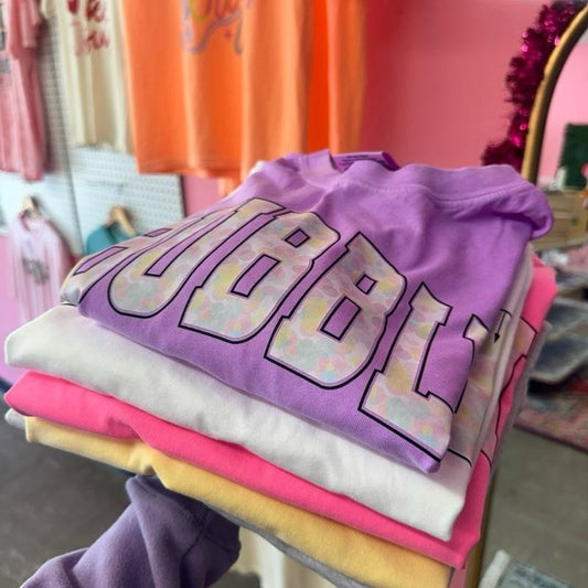 Cami Wade - CROPPED - Bubbly Varsity Tee