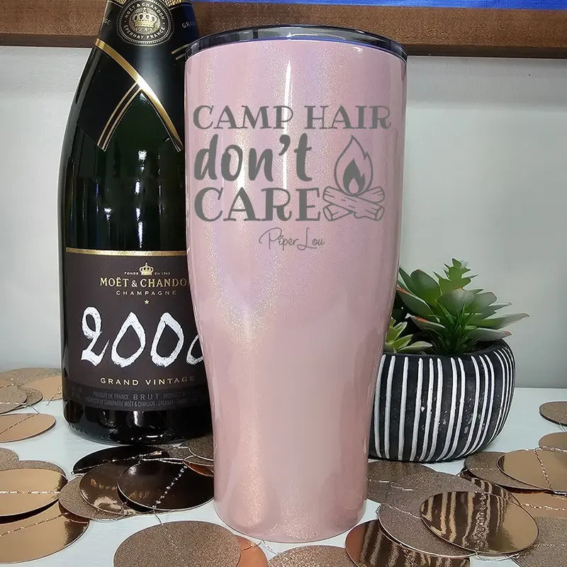 Camp Hair Don't Care Laser Etched Tumbler T-Shirts, Hoodie, Sweatshirt | DripVista.com