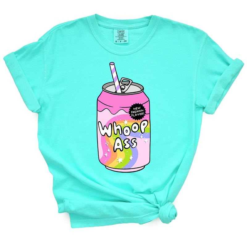 Can Of Whoop Ass TShirt - Casual Summer Top Hoodie, Sweatshirt | DripVista.com