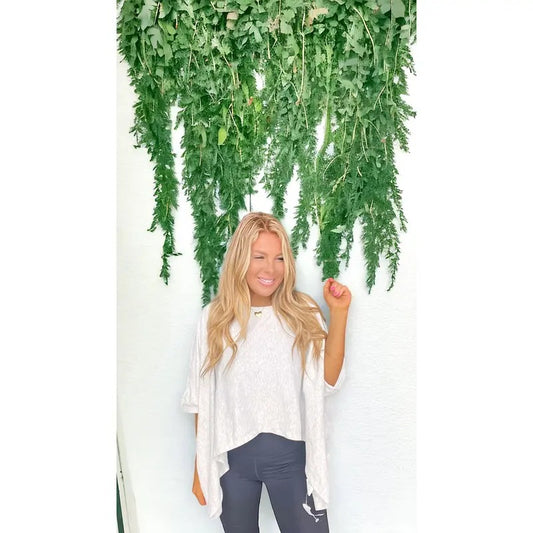 Can't Be Overlooked Heather Grey Oversized Top