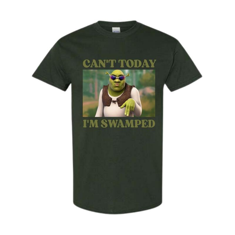 Can't Today I'm Swamped - Unisex T-Shirt, Funny Shirt Classic Cotton Hoodie, Sweatshirt | DripVista.com