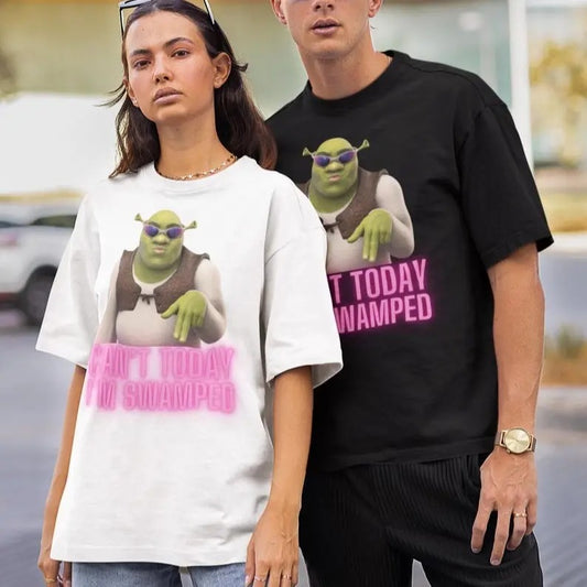 Can't Today I'm Swamped T-Shirt, Shrek Shirt, Unisex Shirt, Movie Character Shirt For Fans Cotton