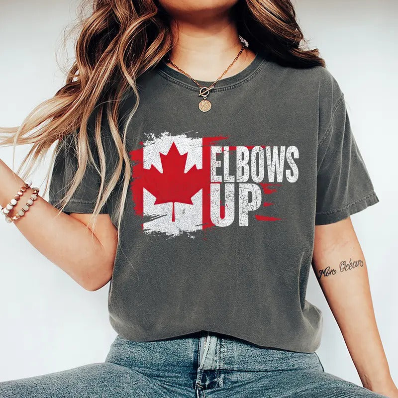 Canada Elbows Up Shirt, True North Strong and Free, Canadian Hockey Culture, Proud Canadian Shirt, Canada Not for Sale, Never the 51st State