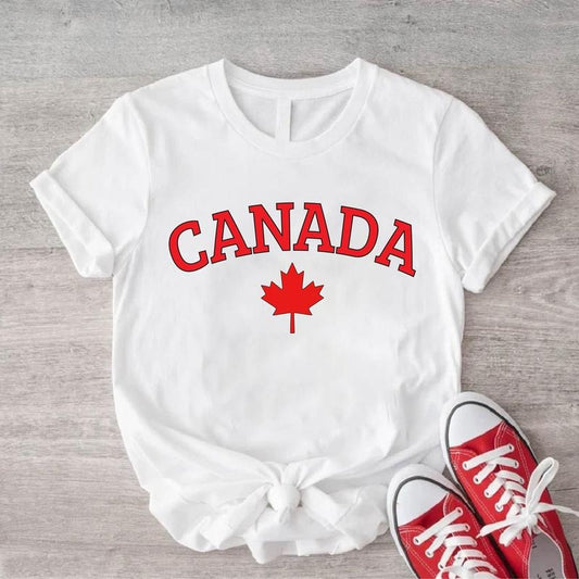 Canada Shirt, Canada Flag T-Shirt, Gift Tee For Canadian, Matching Canada's Day Shirt, Oh Happy Day Shirt, Unisex Patriotic Shirt.