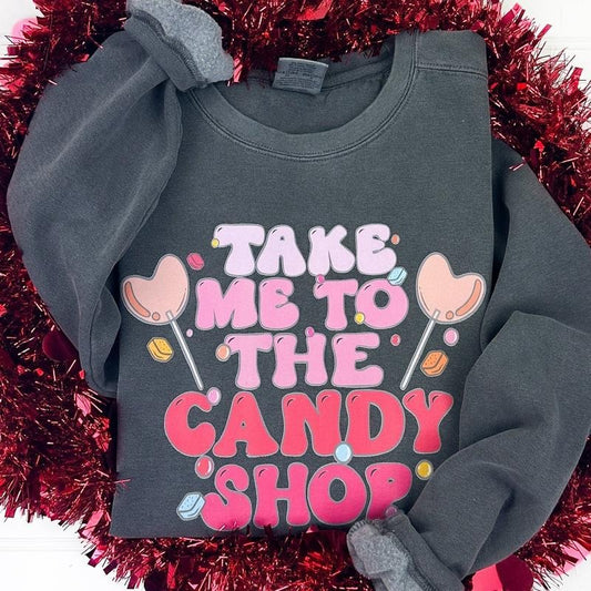 Candy Shop Comfort Colors Sweatshirt