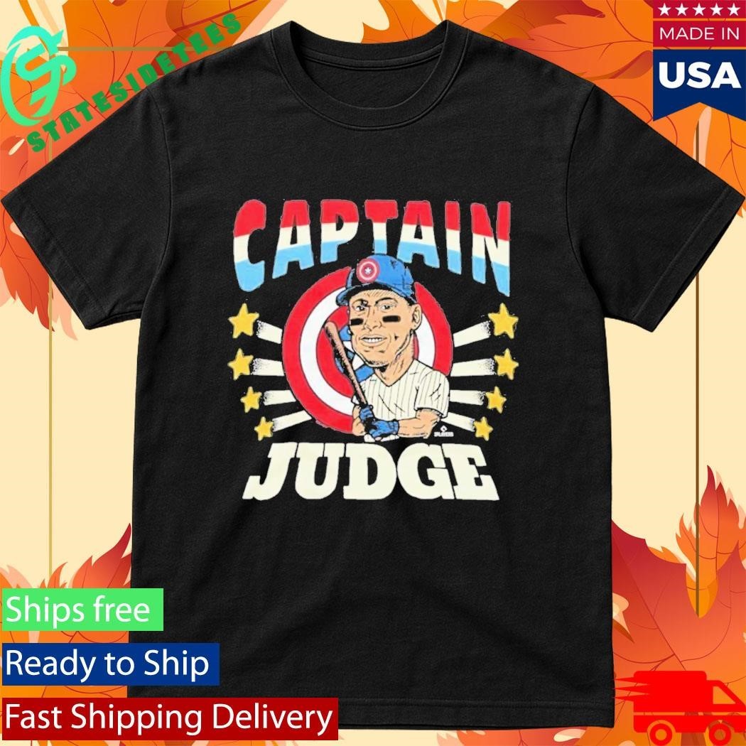 Captain America Aaron Judge Cartoon Shirt