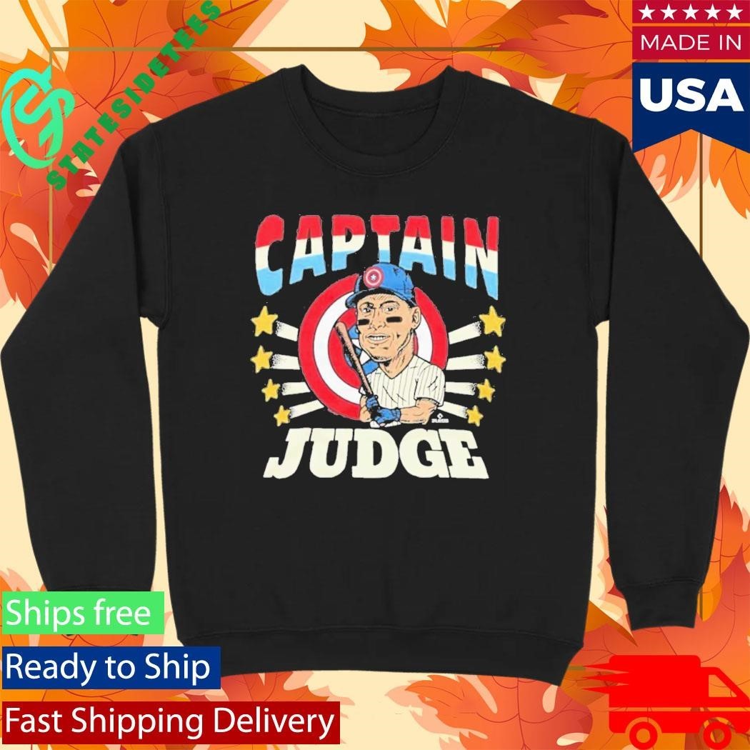Captain America Aaron Judge Cartoon Shirt