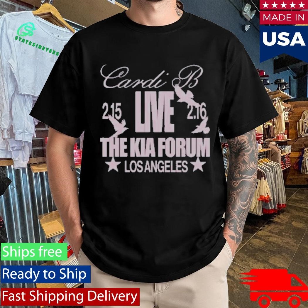 Cardi B Kia Forum Exclusive Shirt