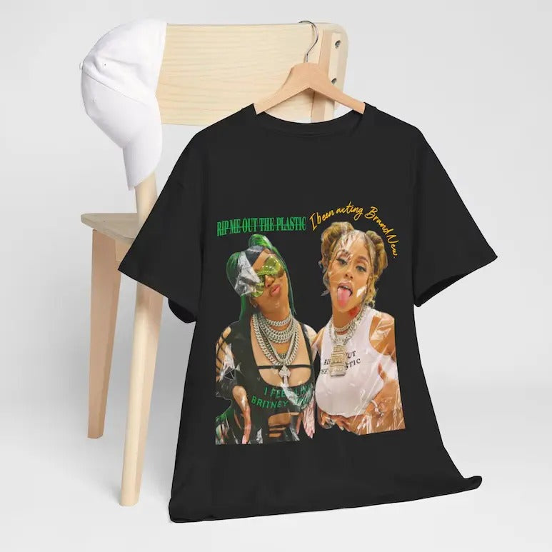 Cardiii B Latto Rip Me Out The Plastik T-Shirt, Cardiii B Latto Shirt Classic Cotton Hoodie, Sweatshirt | DripVista.com