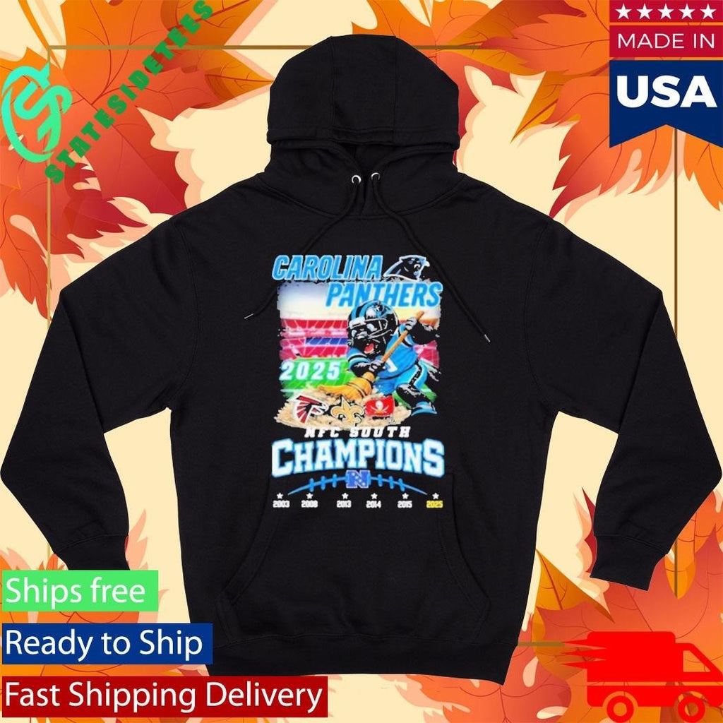 Carolina Panthers NFC South Division Champions 2025 Mascot Shirt