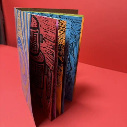 Carve Forever Woodcut Printed Limited Edition Zine Decor Wall