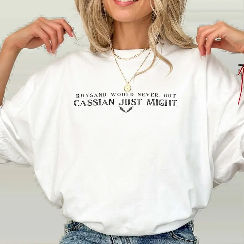 Cassian ACOTAR Shirt, SJM, throne of glass book merch, dark romance shirts, Team Bat Boys, Night Court, Romantasy
