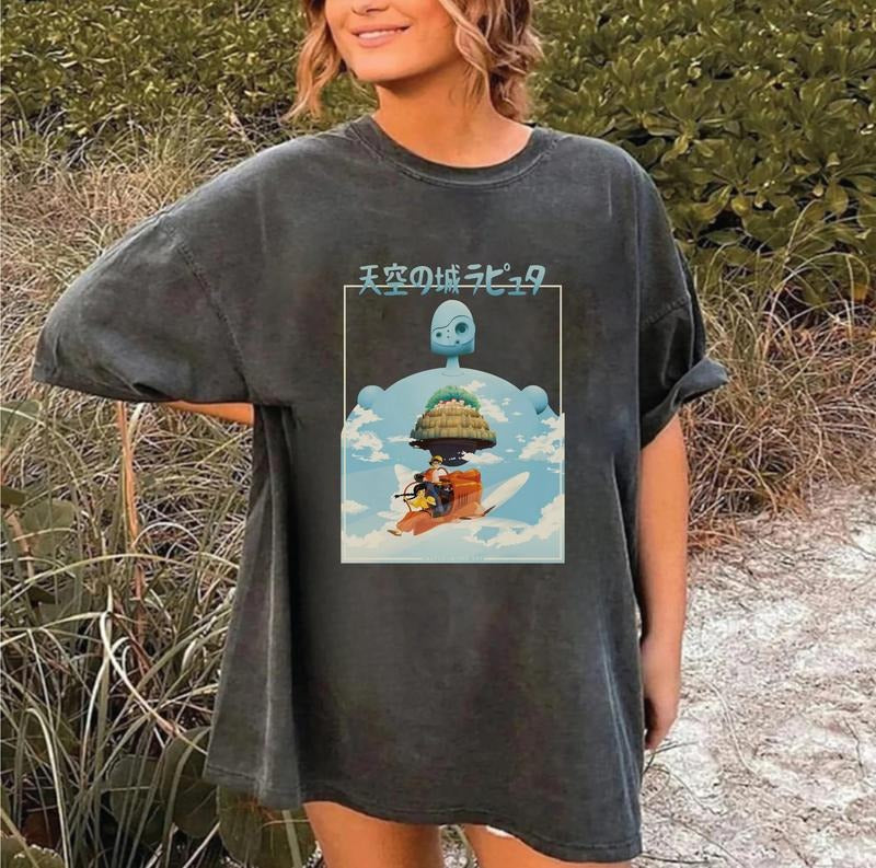 Castle In The Sky Kawaii Sheeta Shirt, Studio Ghibli Shirt, Hayao Miyazaki T-Shirt