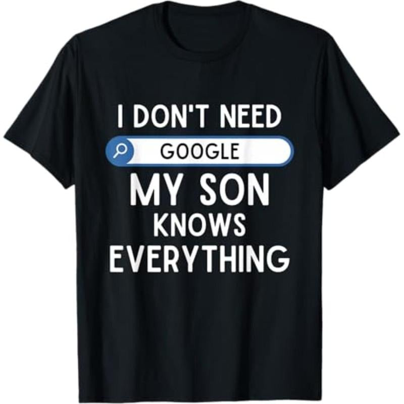 Casual Lightsaber brand-shirt Swoosh Don'Lightsaber brand Need Google My PlayStation brand Knows Everything - Funny Dad...