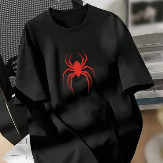 Casual Round Neck Knit Spider Printed T-Shirt, Sweatshirt, Hoodie Size S- 3XL,Gift For Women Top Womenswear Underwear Humen, Underwear