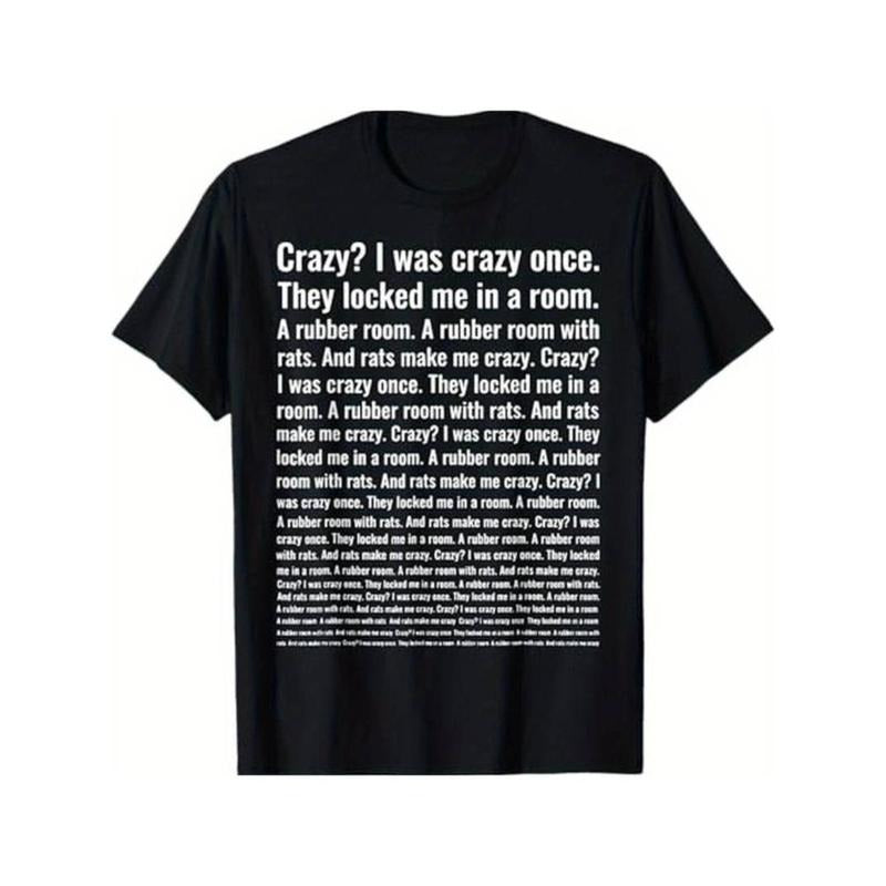 Casual T-shirt Black Funny Meme T-Shirt