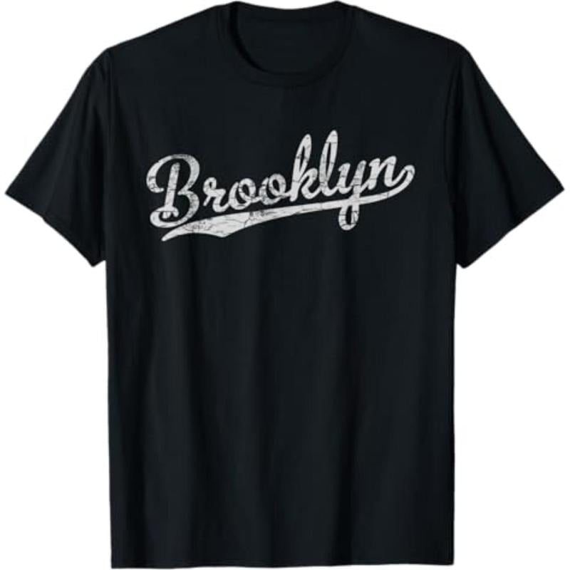 Casual T-shirt Cool Retro Vintage Brooklyn PlayStation brand T-Shirt Menswear Top Hoodie, Sweatshirt | DripVista.com