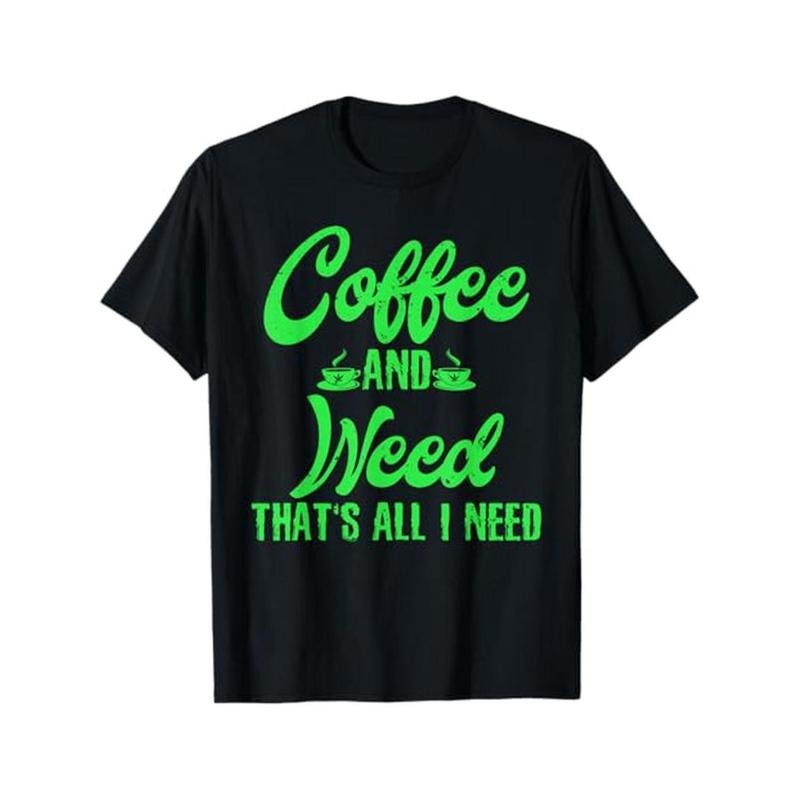 Casual T-shirt FOG Gunpla brand Weed Print T-Shirt for Men Gunpla brand Women