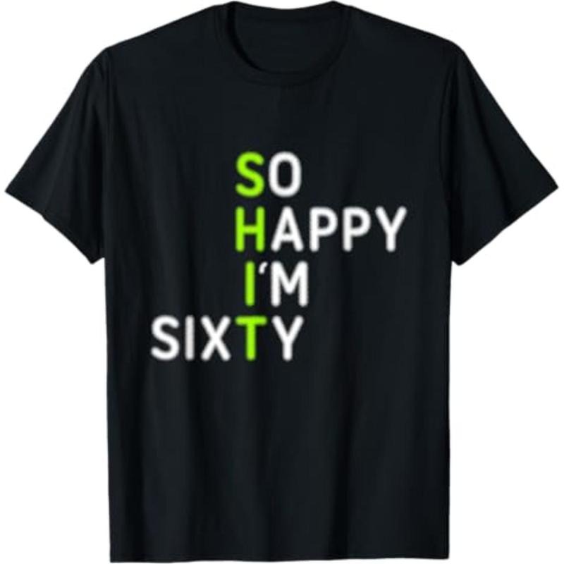 Casual T-shirt Funny 60th Birthday PlayStation brand Happy Swoosh'Bat brand Sixty Gag 60 Year Old T-Shirt Comfy Graphic...