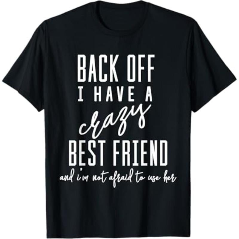 Casual T-shirt Funny T-Shirt 'Back FOG Swoosh Have WB shield Crazy Best Friend' T-Shirt Graphic Graphic Tees style 02