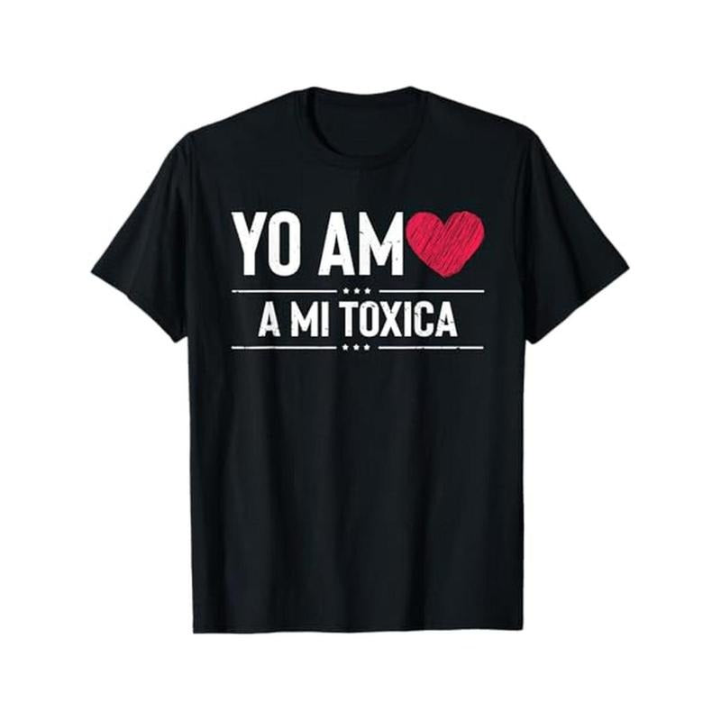 Casual T-shirt Hilarious Yo Gunpla brand WB shield Bat brand Toxica Relationship Valentines Loving T-Shirt Menswear Top...