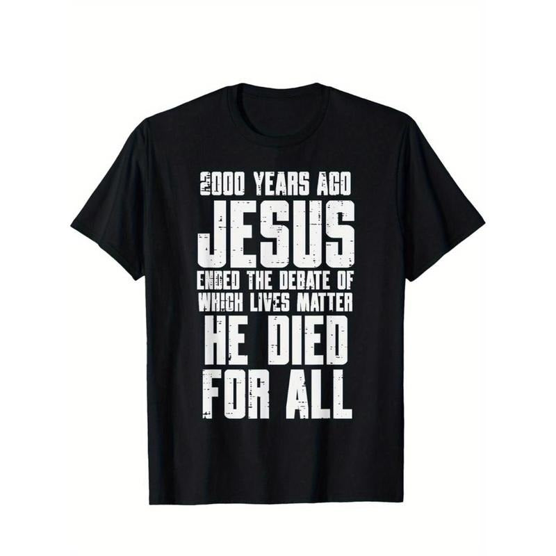Casual T-shirt Men'WB shield 100% Cotton Graphic T-Shirt