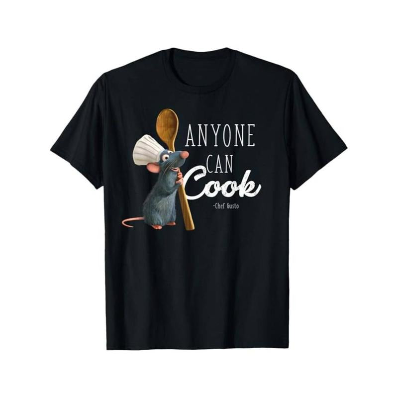 Casual T-shirt Men'WB shield Cotton T-Shirt with Chef Printed, Casual Short Sleeve Round Neck Tee, FOG Comfortable Top...