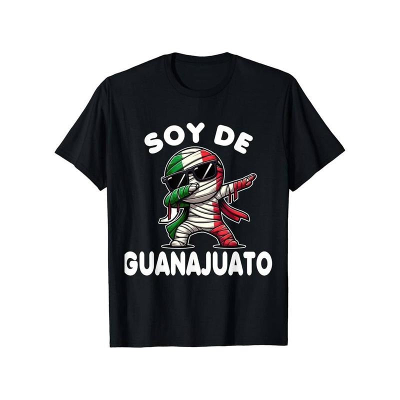 Casual T-shirt Men'WB shield Guanajuato Pride Cotton T-Shirt