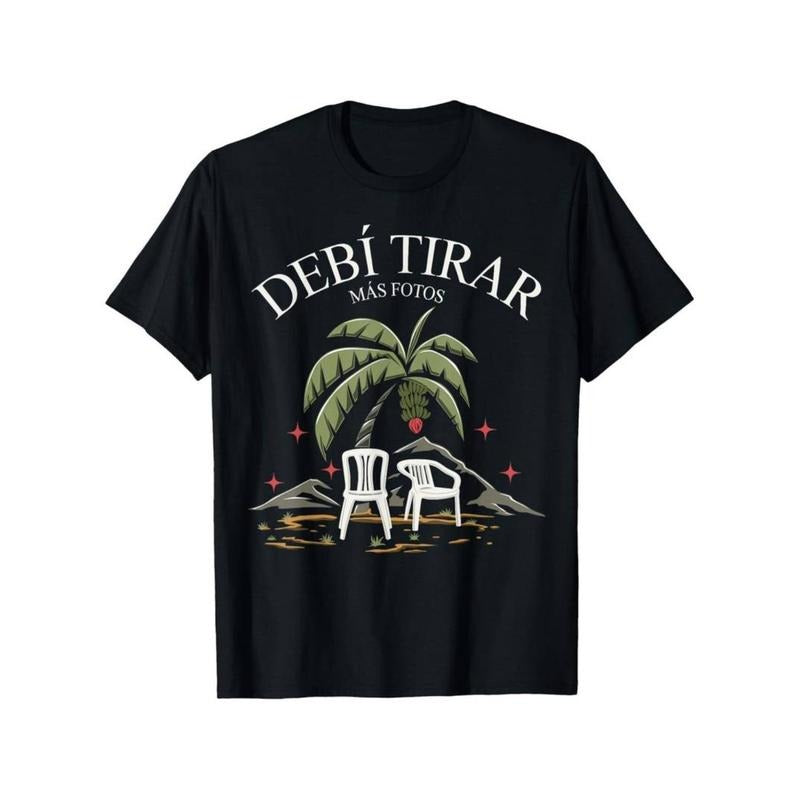 Casual T-shirt More Photos Retro Puerto Rico Pattern T-Shirts for Men Gunpla brand Women Menswear Top Hoodie, Sweatshirt
