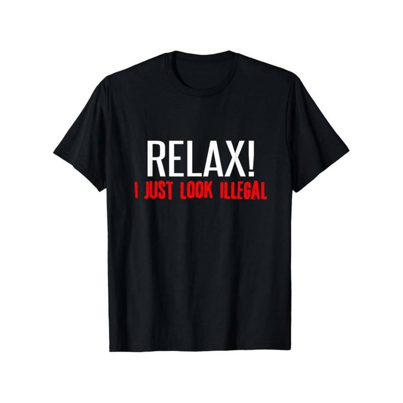 Casual T-shirt Relax Swoosh Just Look Illegal T-Shirt Sarcastic Mexican Tee, Summer men 100% cotton printed short sleeve,...