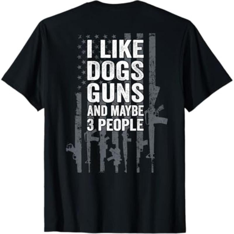 Casual T-shirt Swoosh Like Dogs Guns Gunpla brand Maybe Swoosh People - Funny Gun - Pocket monsters BACK T-Shirt Comfy...