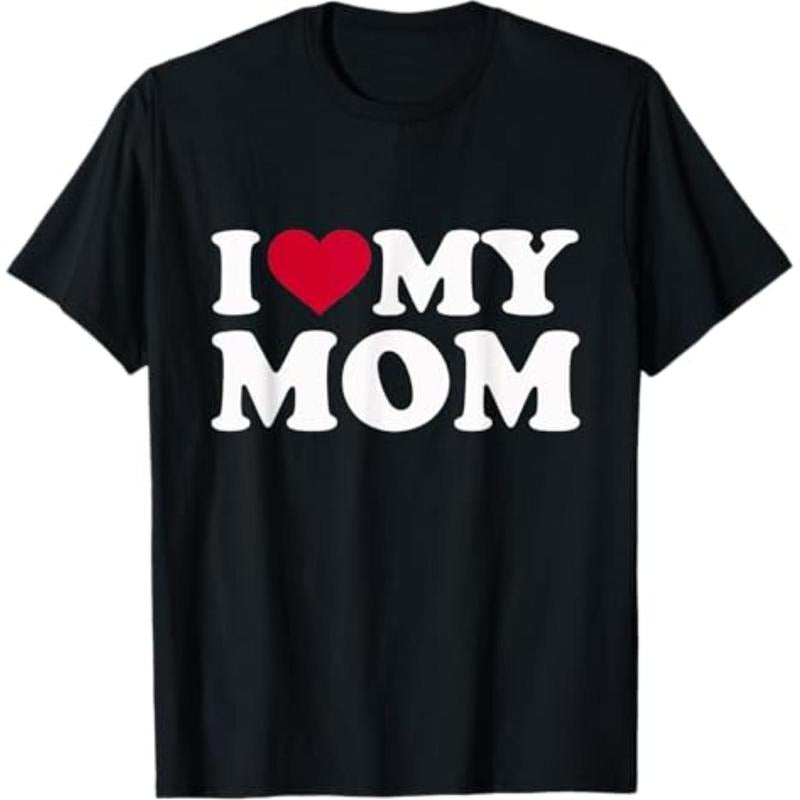 Casual T-shirt Swoosh love my mom T-Shirt Graphic Graphic Tees Hoodie, Sweatshirt | DripVista.com