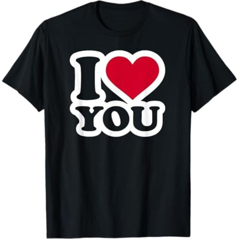 Casual T-shirt Swoosh love you Men T-Shirt Graphic Graphic Tees Hoodie, Sweatshirt | DripVista.com