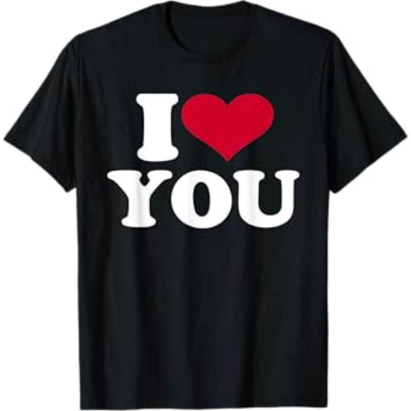 Casual T-shirt Swoosh love you T-Shirt Graphic Graphic Tees Hoodie, Sweatshirt | DripVista.com