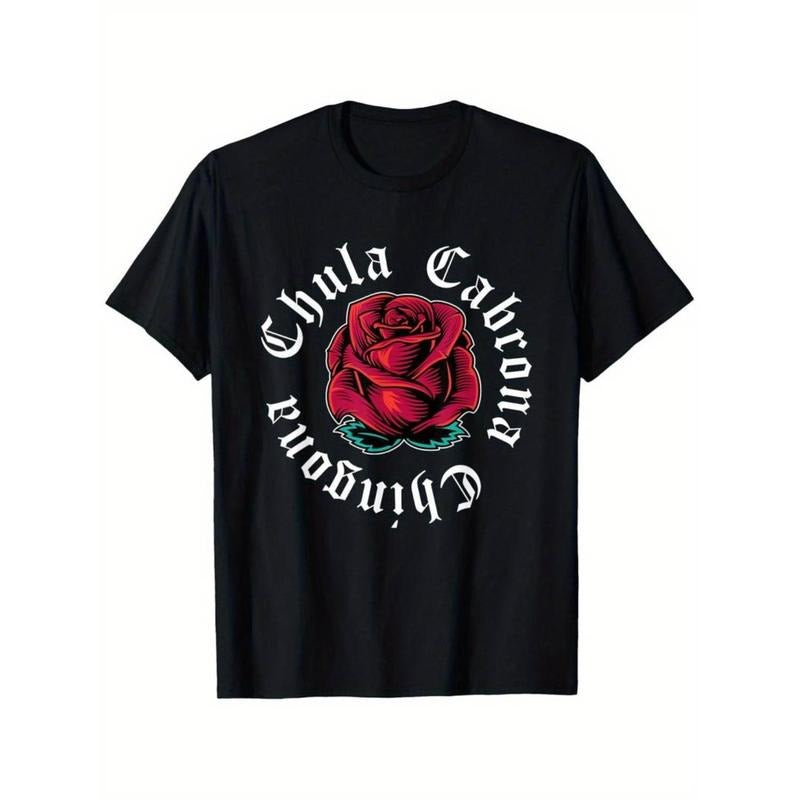 Casual T-shirt Womens Mexicana Chicana Mexican Chula Cabrona Chingona T-Shirt Men'WB shield Crew Neck Fashionable...
