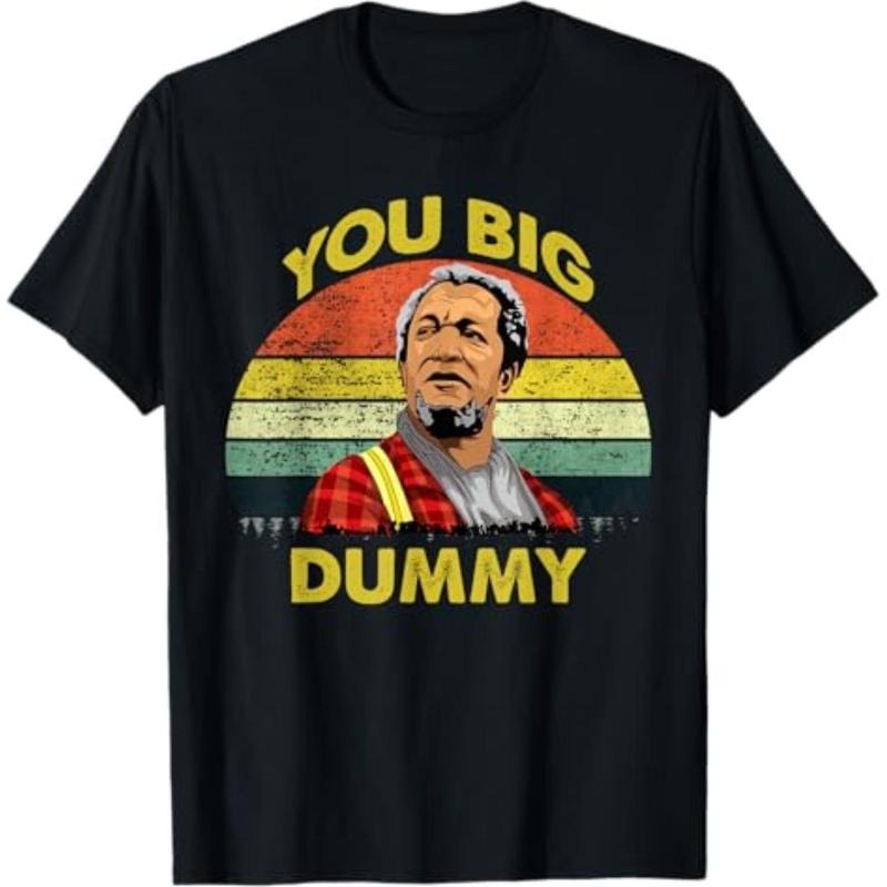 Casual T-shirt You big dummy vintage HB PlayStation brand Red plumber brand Sanford City funny meme T-Shirt Graphic Tees...