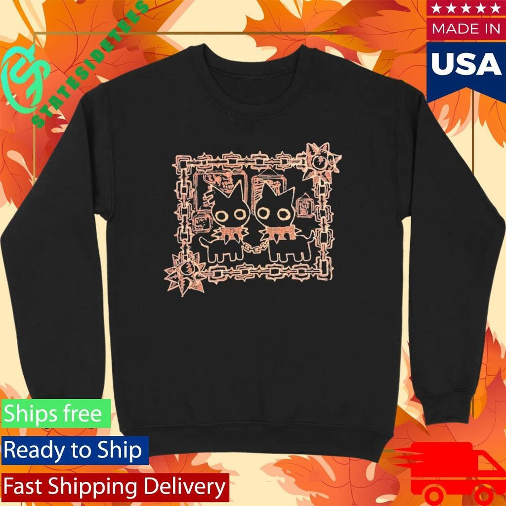 Cat Asylum Bleached Shirt