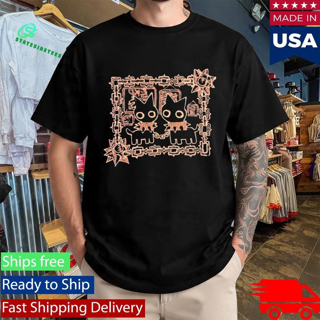 Cat Asylum Bleached Shirt