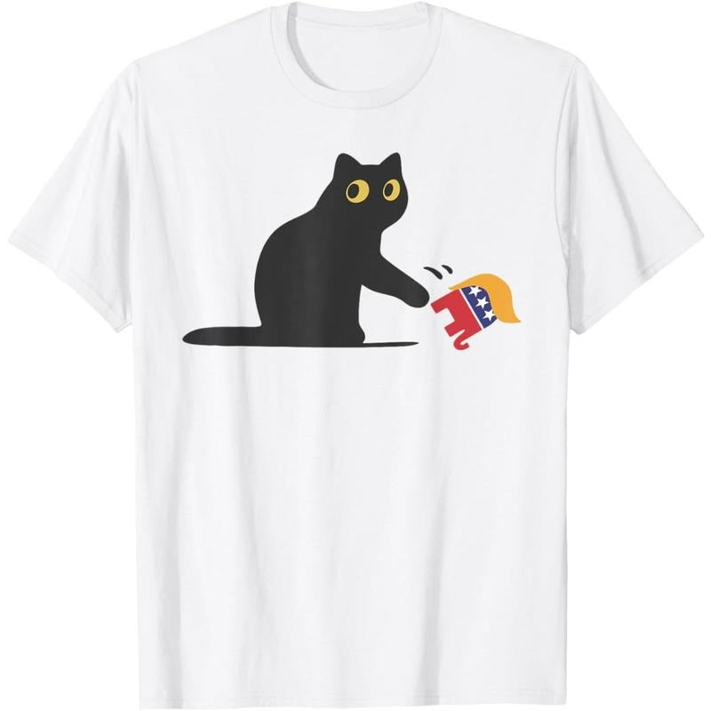 Cat Ladies For Kamala Harris Donald Trump 2024 Sarcastic T-Shirt made in usa Hoodie, Sweatshirt | DripVista.com