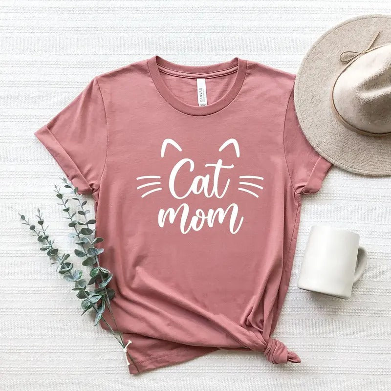 Cat Mama Shirt Cat Mom Shirt Cat Shirt Cat Lover Mother's Day Gift For Mom Cat Lover Gift Cat Shirt Cat Mama T-shirtmom...